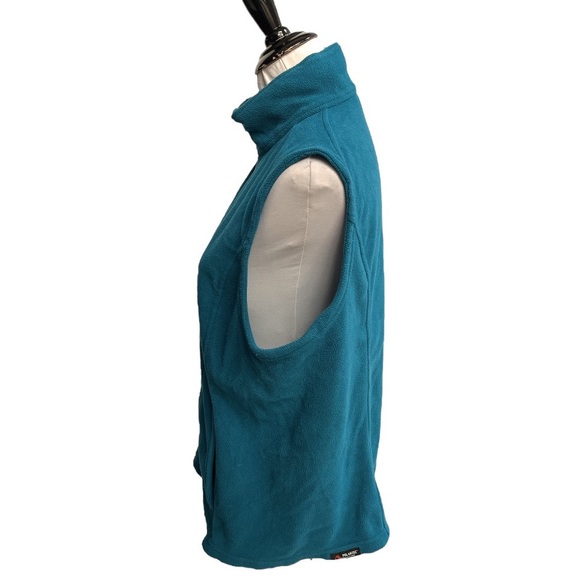 Lands’ End Polartec Aircore 100 Fleece Vest Teal Size XLarge 18 - Picture 4 of 10